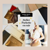 Atelier de création : Pochette en cuir sans couture